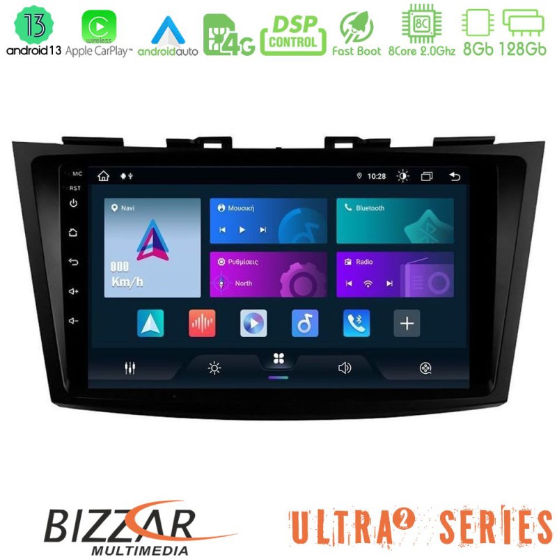 Bizzar Ultra Series Suzuki Swift 2011-2016 8core Android13 8+128GB Navigation Multimedia Tablet 9" Bizzar Ultra Series Suzuki Swift 2011-2016 8core Android13 8+128GB Navigation Multimedia Tablet 9"
