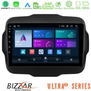 Bizzar Ultra Series Jeep Renegade 2015-2019 8core Android13 8+128GB Navigation Multimedia Tablet 9" Bizzar Ultra Series Jeep Renegade 2015-2019 8core Android13 8+128GB Navigation Multimedia Tablet 9"