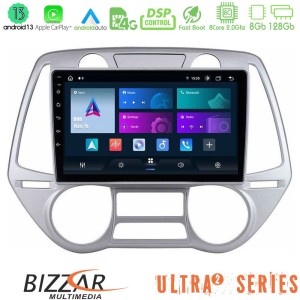 Bizzar Ultra Series Hyundai i20 2009-2012 Auto A/C 8core Android13 8+128GB Navigation Multimedia Tablet 9" Bizzar Ultra Series Hyundai i20 2009-2012 Auto A/C 8core Android13 8+128GB Navigation Multimedia Tablet 9"