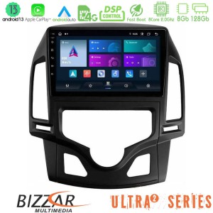 Bizzar Ultra Series Hyundai i30 2007-2012 Auto A/C 8core Android13 8+128GB Navigation Multimedia Tablet 9" Bizzar Ultra Series Hyundai i30 2007-2012 Auto A/C 8core Android13 8+128GB Navigation Multimedia Tablet 9"
