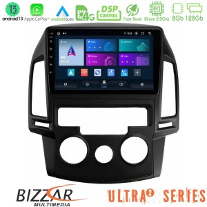 Bizzar Ultra Series Hyundai i30 2007-2012 Manual A/C 8core Android13 8+128GB Navigation Multimedia Tablet 9" Bizzar Ultra Series Hyundai i30 2007-2012 Manual A/C 8core Android13 8+128GB Navigation Multimedia Tablet 9"