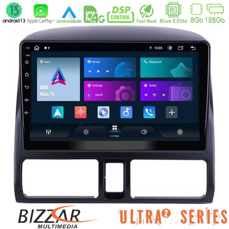 Bizzar Ultra Series Honda CRV 2002-2006 8core Android13 8+128GB Navigation Multimedia Tablet 9" Bizzar Ultra Series Honda CRV 2002-2006 8core Android13 8+128GB Navigation Multimedia Tablet 9"