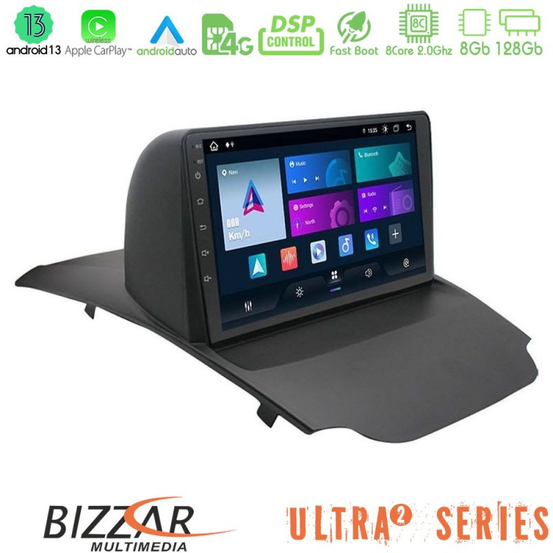 Bizzar Ultra Series Ford Ecosport 2014-2017 8core Android13 8+128GB Navigation Multimedia Tablet 9"