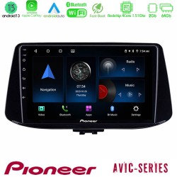 Pioneer AVIC 4Core Android13 2+64GB Hyundai i30 Navigation Multimedia Tablet 9