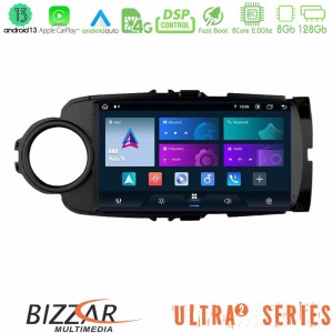 Bizzar Ultra Series Toyota Yaris 8core Android13 8+128GB Navigation Multimedia Tablet 9" (Μαύρο χρώμα) Bizzar Ultra Series Toyota Yaris 8core Android13 8+128GB Navigation Multimedia Tablet 9" (Μαύρο χρώμα)