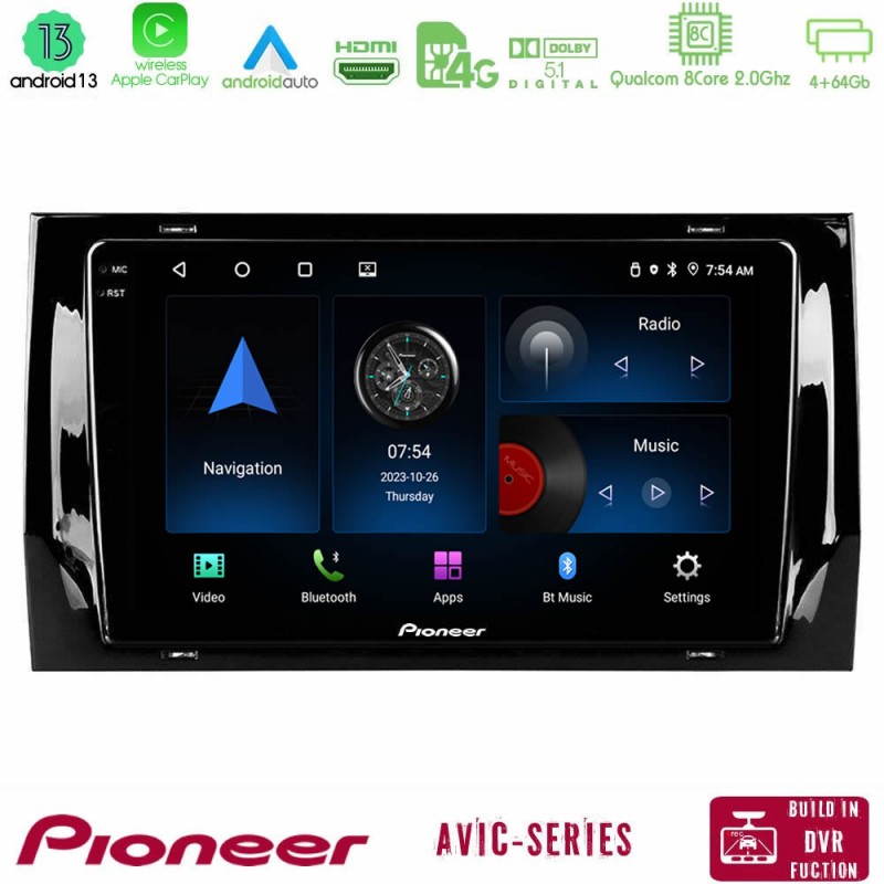 Pioneer AVIC 8Core Android13 4+64GB Skoda Kodiaq 2017-&gt; Navigation Multimedia Tablet 10
