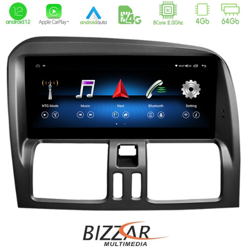 Bizzar Volvo XC60 2010-2017 8core Android12 4+64GB Navigation Multimedia Tablet 8.8" (Oem Style)