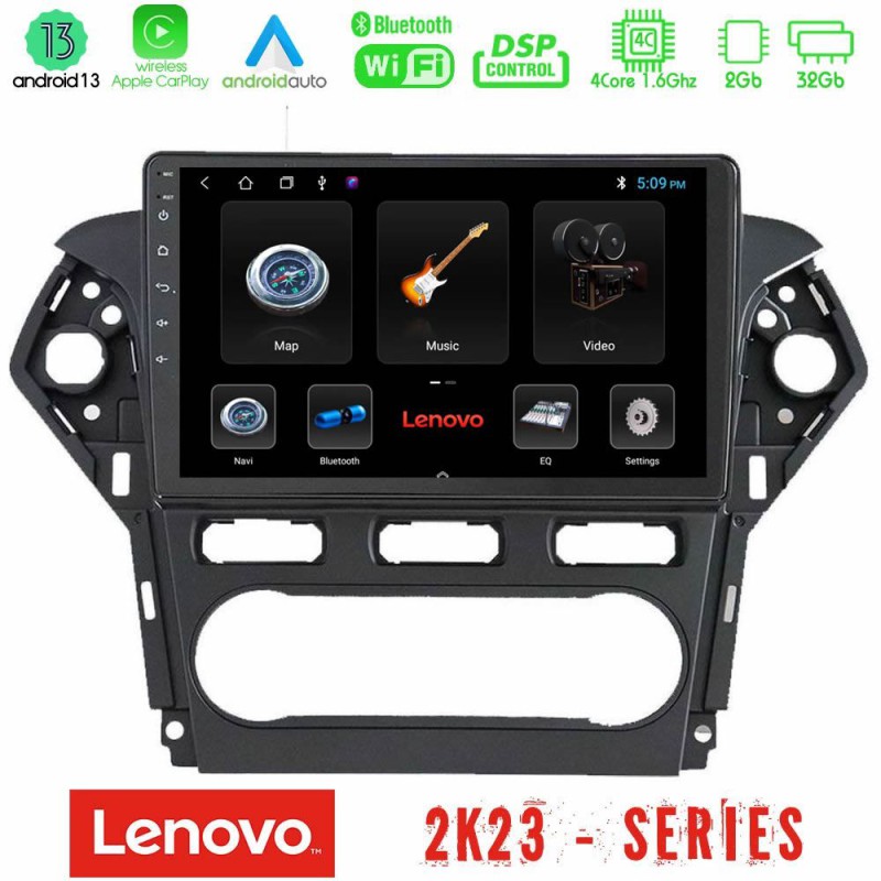 Lenovo Car Pad Ford Mondeo 2011-2014 4core Android 13 2+32GB Navigation Multimedia Tablet 10"
