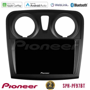 Pioneer SPH-PF97BT Series    Dacia Dokker 2014-2021 Multimedia Station 9" (Tablet Style) Με Carplay & Android Auto