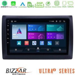 Bizzar Ultra Series Fiat Stilo 8core Android13 8+128GB Navigation Multimedia Tablet 9" Bizzar Ultra Series Fiat Stilo 8core Android13 8+128GB Navigation Multimedia Tablet 9"