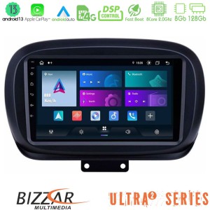 Bizzar Ultra Series Fiat 500X 8core Android13 8+128GB Navigation Multimedia Tablet 9" Bizzar Ultra Series Fiat 500X 8core Android13 8+128GB Navigation Multimedia Tablet 9"