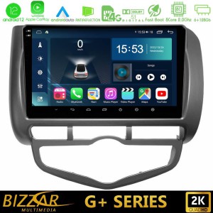 Bizzar G+ Series Honda Jazz 2002-2008 (Auto A/C) 8core Android14 6+128GB Navigation Multimedia Tablet 9" Bizzar G+ Series Honda Jazz 2002-2008 (Auto A/C) 8core Android14 6+128GB Navigation Multimedia Tablet 9"