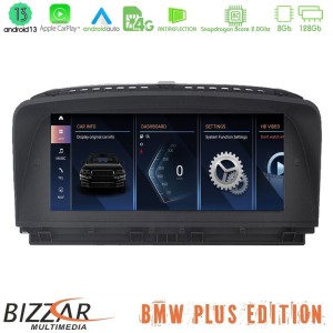 Bizzar Plus Edition BMW 7er E65/66 Android13 8Core (8+128GB) Navigation Multimedia 8.8" Black Panel