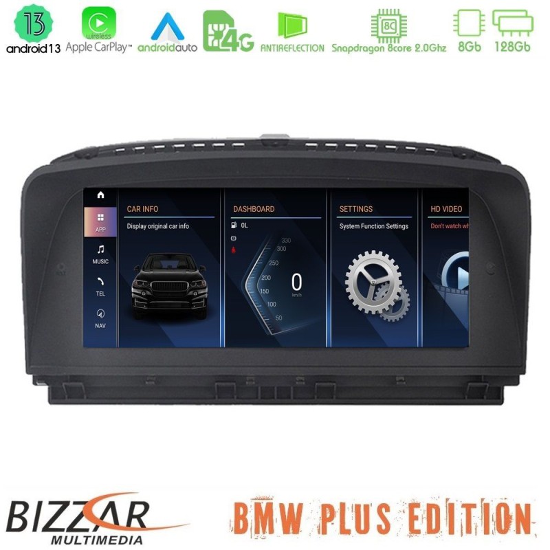 Bizzar Plus Edition BMW 7er E65/66 Android13 8Core (8+128GB) Navigation Multimedia 8.8" Black Panel Bizzar Plus Edition BMW 7er E65/66 Android13 8Core (8+128GB) Navigation Multimedia 8.8" Black Panel