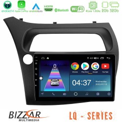 Bizzar LQ Series 4Core Android14 2+32GB Honda Civic Hatchback 2006-2011 Navigation Multimedia Tablet 9" Με Carplay & Android Auto