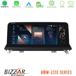 Bizzar Lite Series BMW X5 & X6 2010-2013 (CIC) Android13 8Core (4+64GB) Navigation Multimedia 10.25" HD
