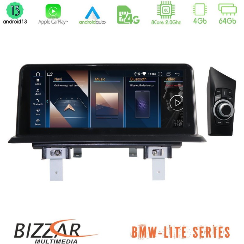 Bizzar Lite Series BMW Χ3 series Ε83 (χωρίς οθόνη) Android13 8Core (4+64GB) Navigation Multimedia 10.25" HD