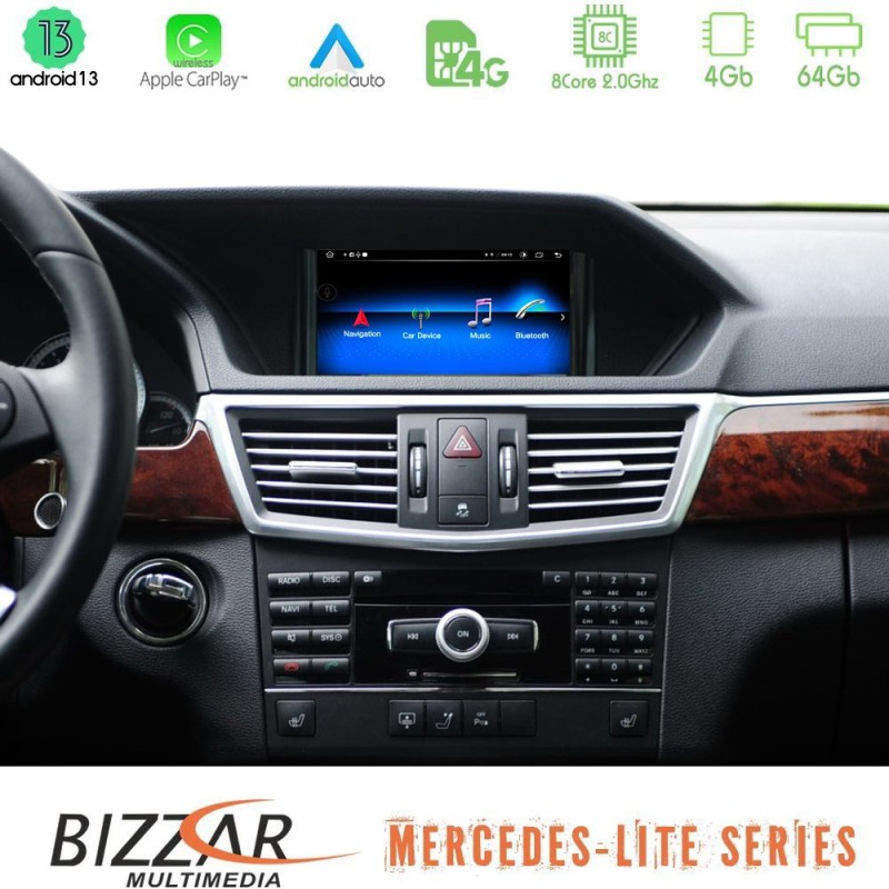 Bizzar OEM Mercedes E Class (W212) NTG4.0 Android13 8Core (4+64GB) Navigation Multimedia 7" (OEM Style)