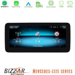 Bizzar Lite Series Mercedes E Class NTG5.0 Android13 8Core (4+64GB) Navigation Multimedia 10.25"