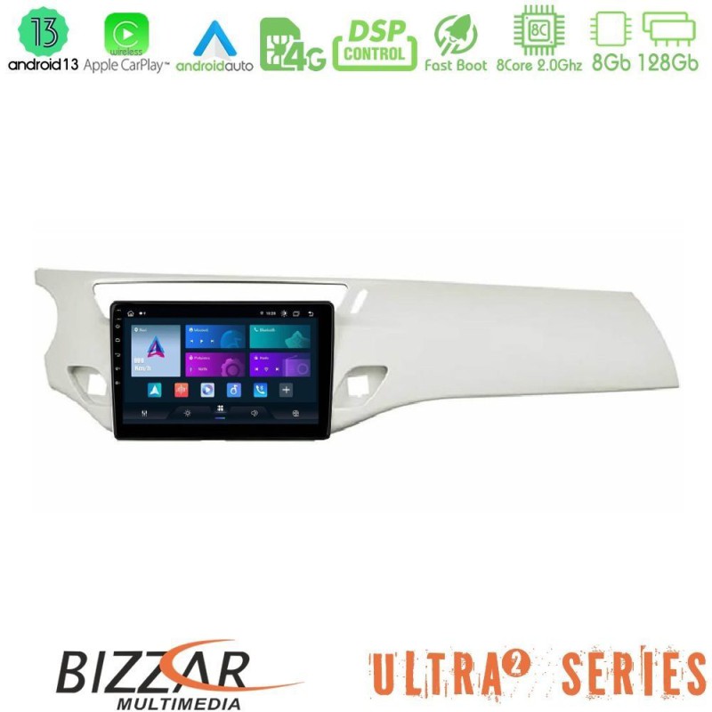 Bizzar Ultra Series Citroen C3 2009-2016 8core Android13 8+128GB Navigation Multimedia Tablet 9"