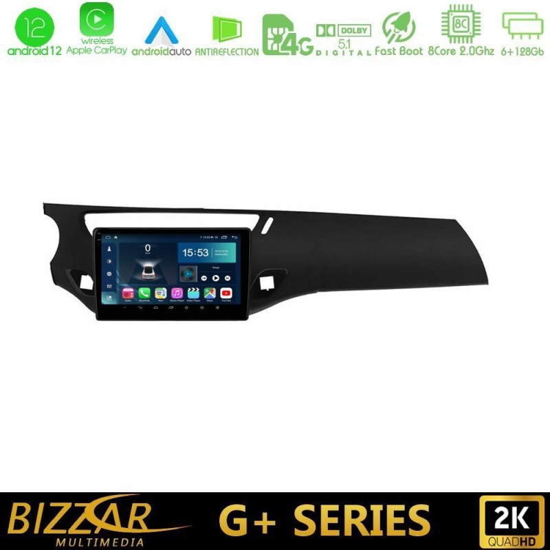 Bizzar G+ Series Citroen C3 2009-2016 8core Android14 6+128GB Navigation Multimedia Tablet 9"