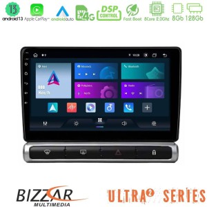 Bizzar Ultra Series Citroen C3 2016-> 8core Android13 8+128GB Navigation Multimedia Tablet 9"