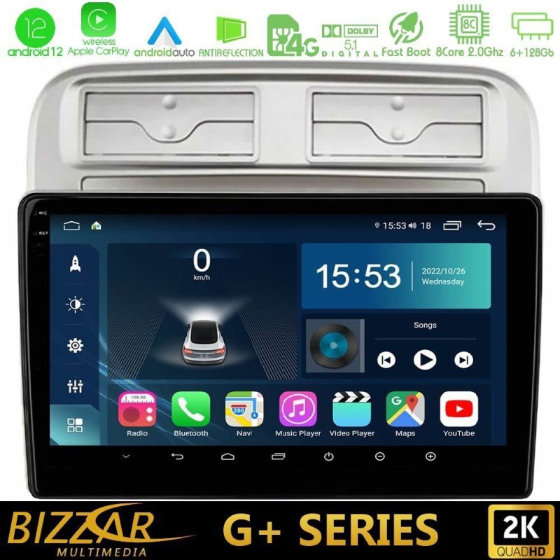 Bizzar G+ Series Fiat Grande Punto 2006-2011 8core Android14 6+128GB Navigation Multimedia Tablet 9" Bizzar G+ Series Fiat Grande Punto 2006-2011 8core Android14 6+128GB Navigation Multimedia Tablet 9"
