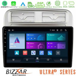 Bizzar Ultra Series Fiat Grande Punto 2006-2011 8core Android13 8+128GB Navigation Multimedia Tablet 9"
