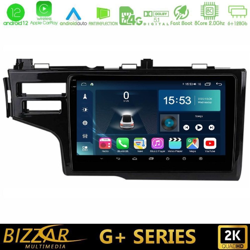 Bizzar G+ Series Honda Jazz 2013-2020 8core Android14 6+128GB Navigation Multimedia Tablet 9" Bizzar G+ Series Honda Jazz 2013-2020 8core Android14 6+128GB Navigation Multimedia Tablet 9"