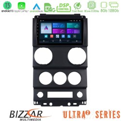 Bizzar Ultra Series Jeep Wrangler 2008-2010 8core Android13 8+128GB Navigation Multimedia Tablet 9" Bizzar Ultra Series Jeep Wrangler 2008-2010 8core Android13 8+128GB Navigation Multimedia Tablet 9"