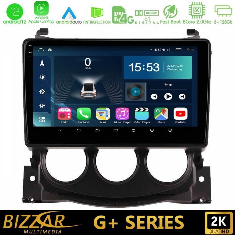 Bizzar G+ Series Nissan 370Z 2009-2013 8core Android14 6+128GB Navigation Multimedia Tablet 9"