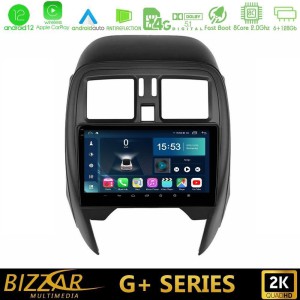 Bizzar G+ Series Nissan Micra 2013-2016 8core Android14 6+128GB Navigation Multimedia Tablet 9" Bizzar G+ Series Nissan Micra 2013-2016 8core Android14 6+128GB Navigation Multimedia Tablet 9"
