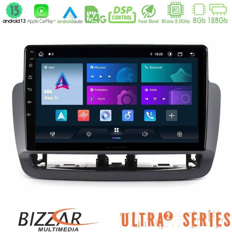 Bizzar Ultra Series Seat Ibiza 2012-2015 8core Android13 8+128GB Navigation Multimedia Tablet 9"