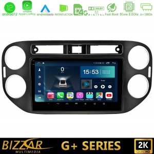 Bizzar G+ Series VW Tiguan (23mm alarm button) 8core Android14 6+128GB Navigation Multimedia Tablet 9"