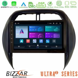 Bizzar Ultra Series Toyota RAV4 2001 – 2005 8core Android13 8+128GB Navigation Multimedia Tablet 9" Bizzar Ultra Series Toyota RAV4 2001 – 2005 8core Android13 8+128GB Navigation Multimedia Tablet 9"