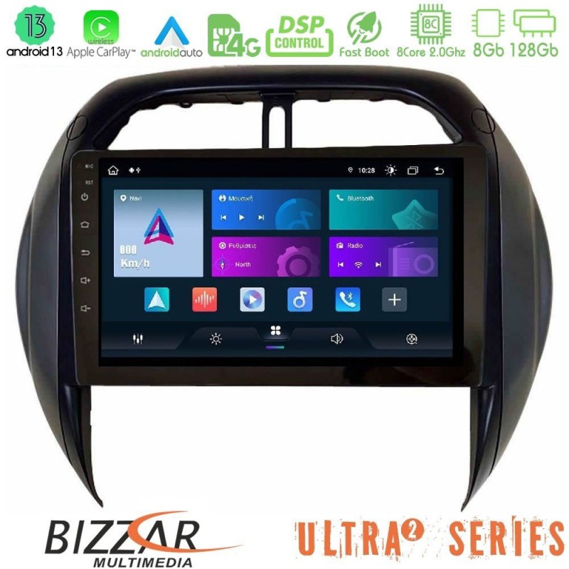 Bizzar Ultra Series Toyota RAV4 2001 – 2005 8core Android13 8+128GB Navigation Multimedia Tablet 9" Bizzar Ultra Series Toyota RAV4 2001 – 2005 8core Android13 8+128GB Navigation Multimedia Tablet 9"
