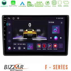 Bizzar F Series 8Core Android14 4+64GB Audi A4 B7 Navigation Multimedia Tablet 9" Με Carplay & Android Auto Bizzar F Series 8Core Android14 4+64GB Audi A4 B7 Navigation Multimedia Tablet 9" Με Carplay & Android Auto