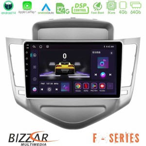 Bizzar F Series 8Core Android14 4+64GB  Chevrolet Cruze 2009-2012 Navigation Multimedia Tablet 9" Με Carplay & Android Auto