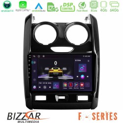 Bizzar F Series 8Core Android14 4+64GB Dacia Duster 2014-2018 Navigation Multimedia Tablet 9" Με Carplay & Android Auto Bizzar F Series 8Core Android14 4+64GB Dacia Duster 2014-2018 Navigation Multimedia Tablet 9" Με Carplay & Android Auto