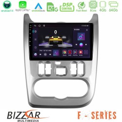 Bizzar F Series 8Core Android14 4+64GB Dacia Duster/Sandero/Logan Navigation Multimedia Tablet 9" Με Carplay & Android Auto Bizzar F Series 8Core Android14 4+64GB Dacia Duster/Sandero/Logan Navigation Multimedia Tablet 9" Με Carplay & Android Auto