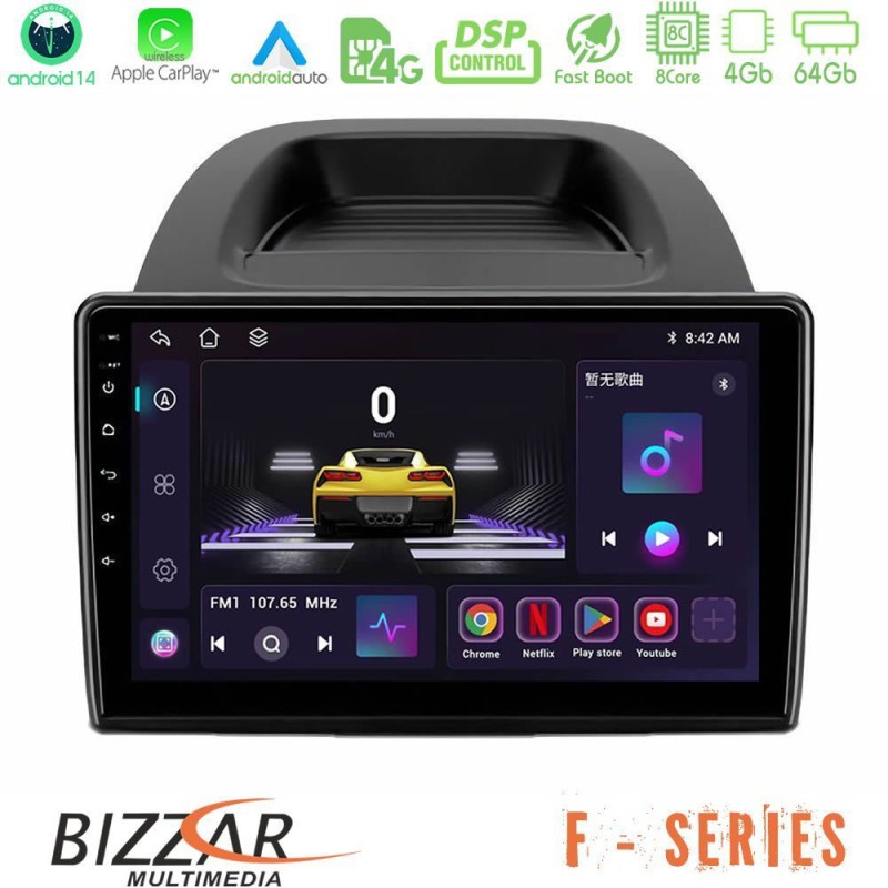 Bizzar F Series 8Core Android14 4+64GB  Ford Ecosport 2018-2020 Navigation Multimedia Tablet 10" Με Carplay & Android Auto