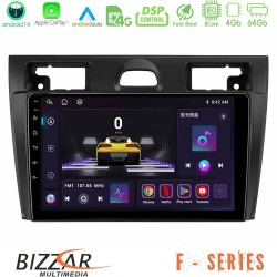 Bizzar F Series 8Core Android14 4+64GB  Ford Fiesta/Fusion Navigation Multimedia Tablet 9" Με Carplay & Android Auto