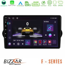 Bizzar F Series 8Core Android14 4+64GB Fiat Tipo 2015-2022 (Sedan) Navigation Multimedia Tablet 9" Με Carplay & Android Auto Bizzar F Series 8Core Android14 4+64GB Fiat Tipo 2015-2022 (Sedan) Navigation Multimedia Tablet 9" Με Carplay & Android Auto
