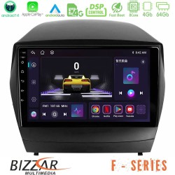 Bizzar F Series 8Core Android14 4+64GB  Hyundai IX35 Auto A/C Navigation Multimedia Tablet 9" Με Carplay & Android Auto