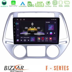 Bizzar F Series 8Core Android14 4+64GB  Hyundai i20 2012-2014 Navigation Multimedia Tablet 9" Με Carplay & Android Auto