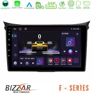 Bizzar F Series 8Core Android14 4+64GB  Hyundai i30 2012-2017 Navigation Multimedia Tablet 9" Με Carplay & Android Auto