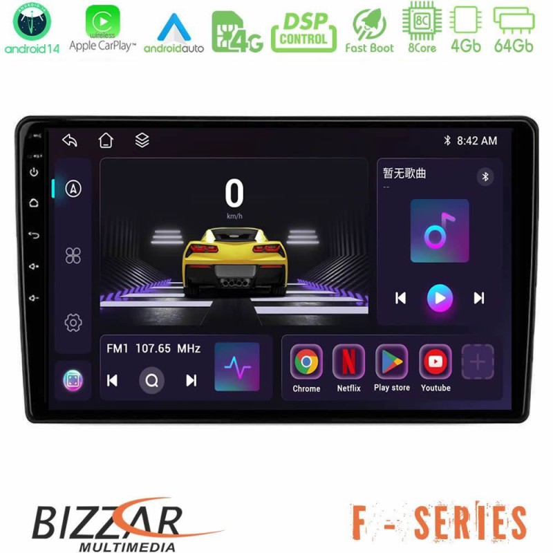 Bizzar F Series 8Core Android14 4+64GB Alfa Romeo Mito 2008-2014 Navigation Multimedia Tablet 9" Με Carplay & Android Auto Με Carplay & Android Auto Bizzar F Series 8Core Android14 4+64GB Alfa Romeo Mito 2008-2014 Navigation Multimedia Tablet 9" Με Carplay & Android Auto Με Carplay & Android Auto