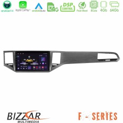 Bizzar F Series 8Core Android14 4+64GB VW Sportsvan 2014-2020 Navigation Multimedia Tablet 9" (Silver/Grey Color) Με Carplay & Android Auto Bizzar F Series 8Core Android14 4+64GB VW Sportsvan 2014-2020 Navigation Multimedia Tablet 9" (Silver/Grey Color) Με Carplay & Android Auto