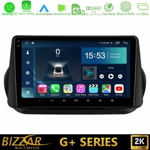 Bizzar G+ Series Fiat Fiorino/Citroen Nemo/Peugeot Bipper 8core Android14 6+128GB Navigation Multimedia Tablet 10" Bizzar G+ Series Fiat Fiorino/Citroen Nemo/Peugeot Bipper 8core Android14 6+128GB Navigation Multimedia Tablet 10"