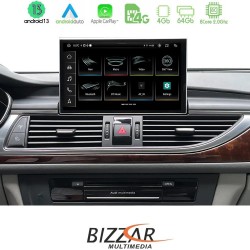 Bizzar Audi A6 2016-2018 (με Εργ.οθόνη 8,4") Android13 8Core (4+64GB) Navigation Multimedia 8,4" HD OEM Style